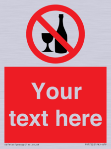 Custom prohibition no alcohol